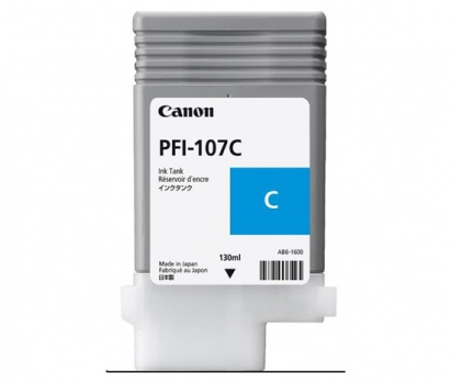 Cartridge Canon PFI-107C - azúrová