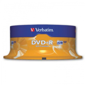 Verbatim DVD-R 16x cake25