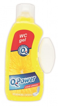 Q-Power WC závesný gél 400 ml - Citrón