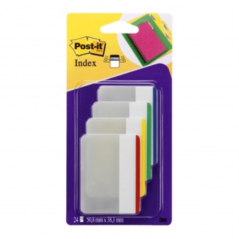 Post-it index silný široký klasické farby 50,8 x 38 mm