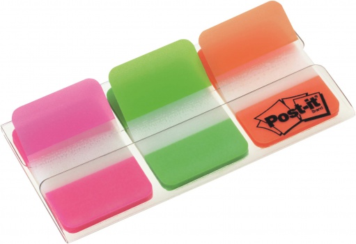 Post-it index extra silný neónové farby 25 x 38 mm