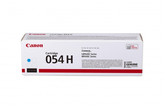 Toner Canon 3027C002AA, CRG 054H - azúrový