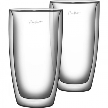 DARČEK: Pohár na café latte LAMART VASO, set 2, 380ml