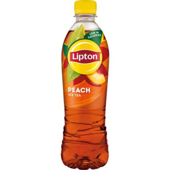 Čierny ľadový čaj Lipton broskyňa 12 x 0,5 ℓ