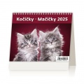 Stolový kalendár riadkový - MiniMax Mačičky 2025