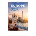 Nástenný kalendár Europe 31,5 x 45 cm 2025