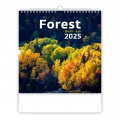 Nástenný kalendár Forest/Wald/Les 30 x 30 cm 2025