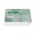 Stolový kalendár stĺpcový - Manager green 2025