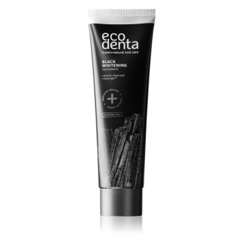 DARČEK: Zubná pasta bez fluóru Ecodenta Expert Black Whitening čierna bieliaca 100 ml