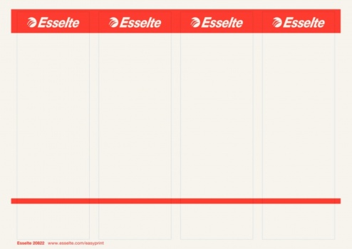 Štítok chrbtový samolepiaci potlačitelný 7,5cm Esselte