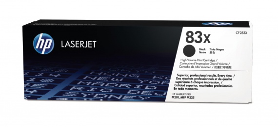 Toner HP CF283X, č. 83X - čierna