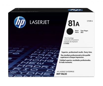 Toner HP CF281A, č. 81A - čierna