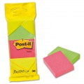 Samolepiaci bloček Post-it bločky, 51 x 38 mm, zelená, ružová, žltá, 3 bločky po 100 lístkov