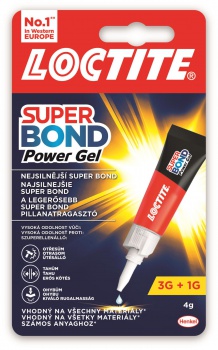 Sekundové lepidlo Loctite Super Bond Power Gel 4 g