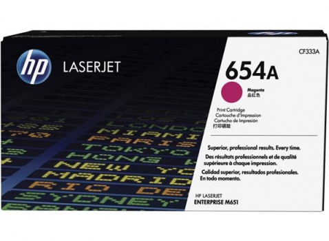 Toner HP CF333A, č.654A - purpurová