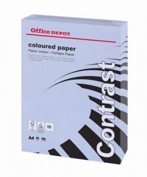 Farebný papier Office Depot Contrast orgovánová, A4, 80 g