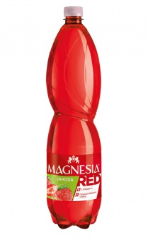 Minerálna voda MAGNESIA red ochutená - jahoda 6 x 1,5 ℓ