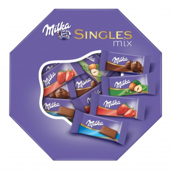 Milka Singles čokoládky MIX 138g